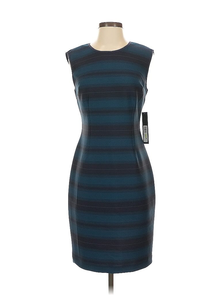 Pre-owned Marc New York Andrew Marc Cocktail Dress In Blue
