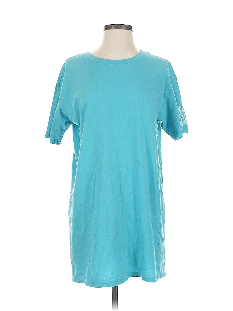 Pre-owned Victoria's Secret Short Sleeve T-shirt In Blue