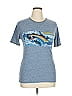 Mara Hoffman Blue Short Sleeve T-Shirt Size XL - photo 1