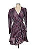 Tanya Taylor Plaid Burgundy Casual Dress Size 12 - photo 1