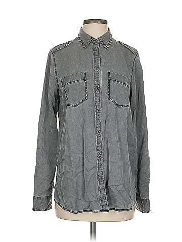 Express Long Sleeve Button-Down Shirt (view 1)