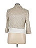 R&M Richards Paisley Graphic Solid Ivory Blazer Size 16 - photo 2