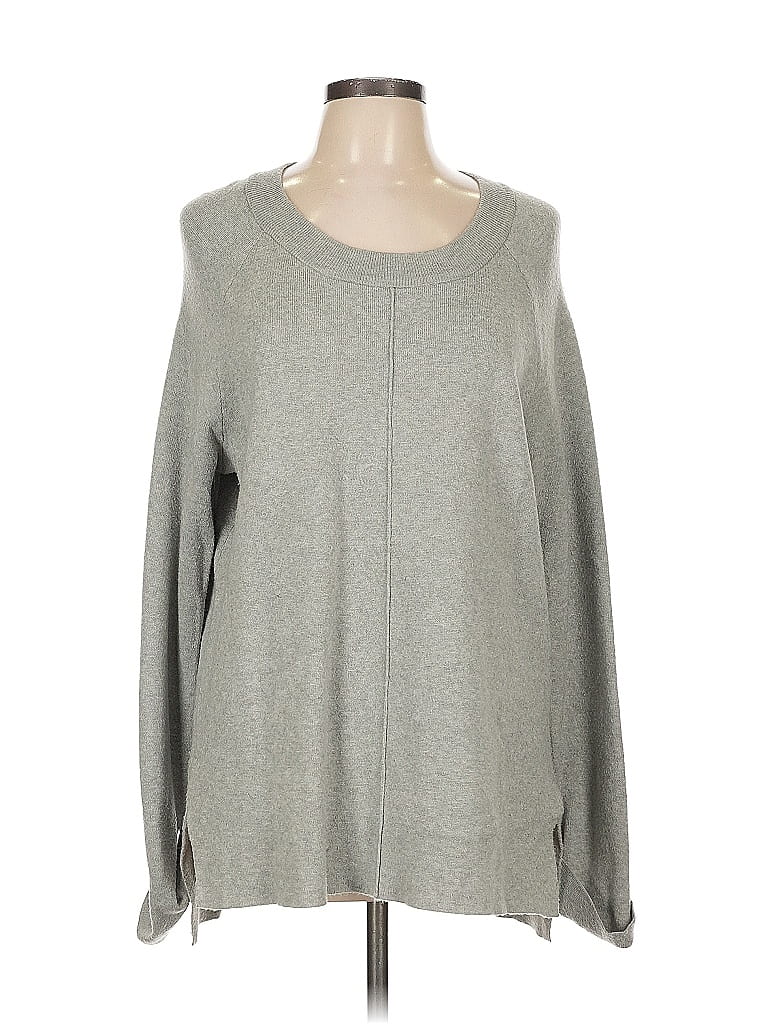 Pre-owned Liz Claiborne Pullover Sweater In Gray
