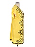 Hale Bob Paisley Yellow Casual Dress Size L - photo 3