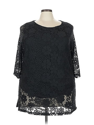 Chris & Carol 3/4 Sleeve Top (view 1)
