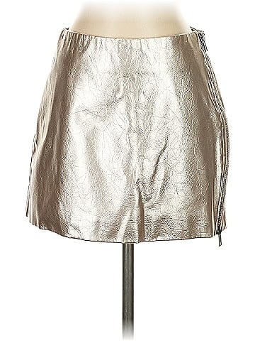 Future Collective Faux Leather Skirt (view 1)