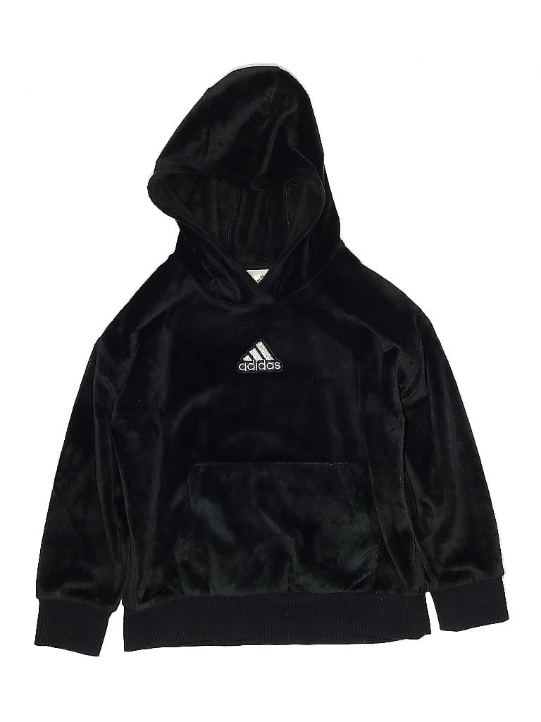 Click to view more detailed imagery on our partner's website Pre-owned Adidas Originals Kids' Pullover Hoodie In Black