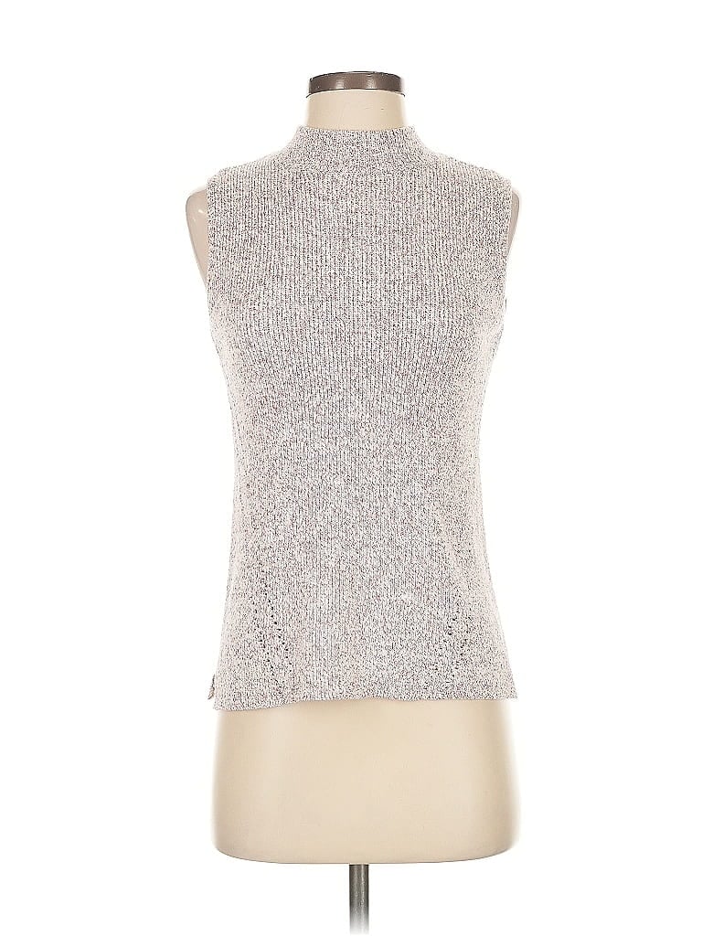 Click to view more detailed imagery on our partner's website Pre-owned White House Black Market Sweater Vest In Silver