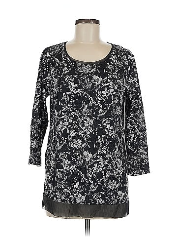 Simply Vera Vera Wang 3/4 Sleeve Top (view 1)