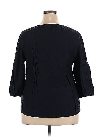 Ann Taylor LOFT 3/4 Sleeve Blouse (view 2)