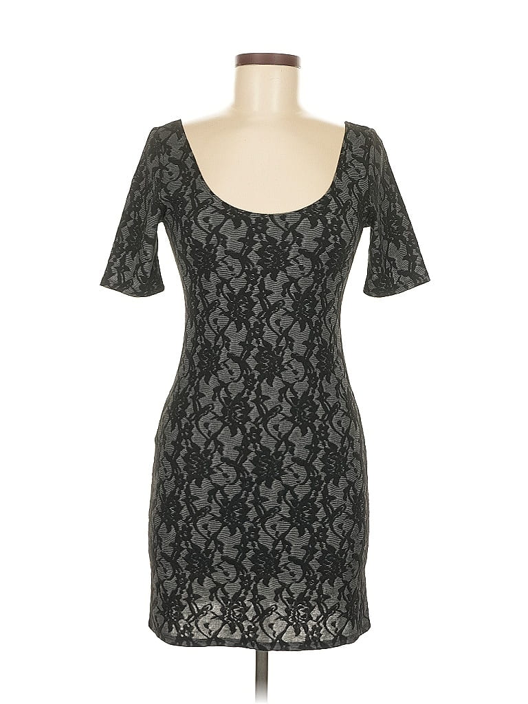 Pre-owned Xhilaration Cocktail Dress In Gray