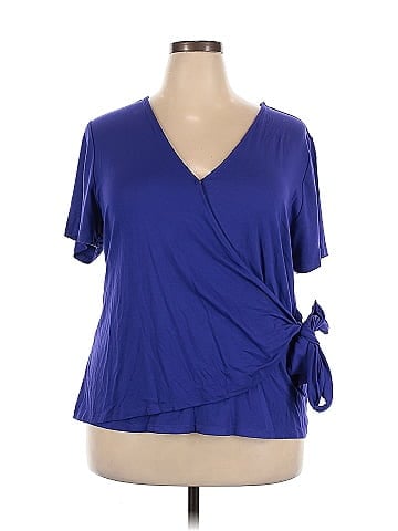 Ava & Viv Short Sleeve Blouse (view 1)