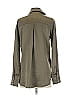 Mystree Green Brown Long Sleeve Blouse Size S - photo 2