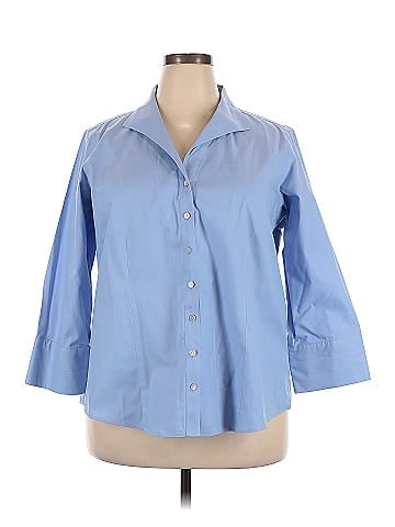 Coldwater Creek 3/4 Sleeve Button-Down Shirt (view 1)