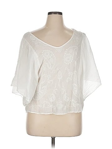 DKNY Jeans Short Sleeve Blouse (view 1)
