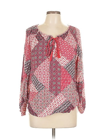 Ruff Hewn Long Sleeve Blouse (view 1)