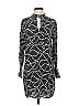 Equipment Print Gray Blue Casual Dress Size S - photo 1