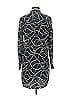 Equipment Print Gray Blue Casual Dress Size S - photo 2