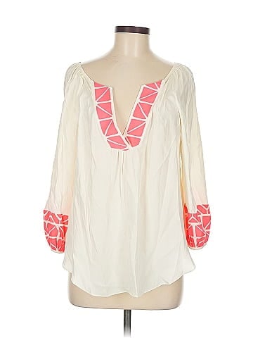 Alice & Trixie 3/4 Sleeve Silk Top (view 1)