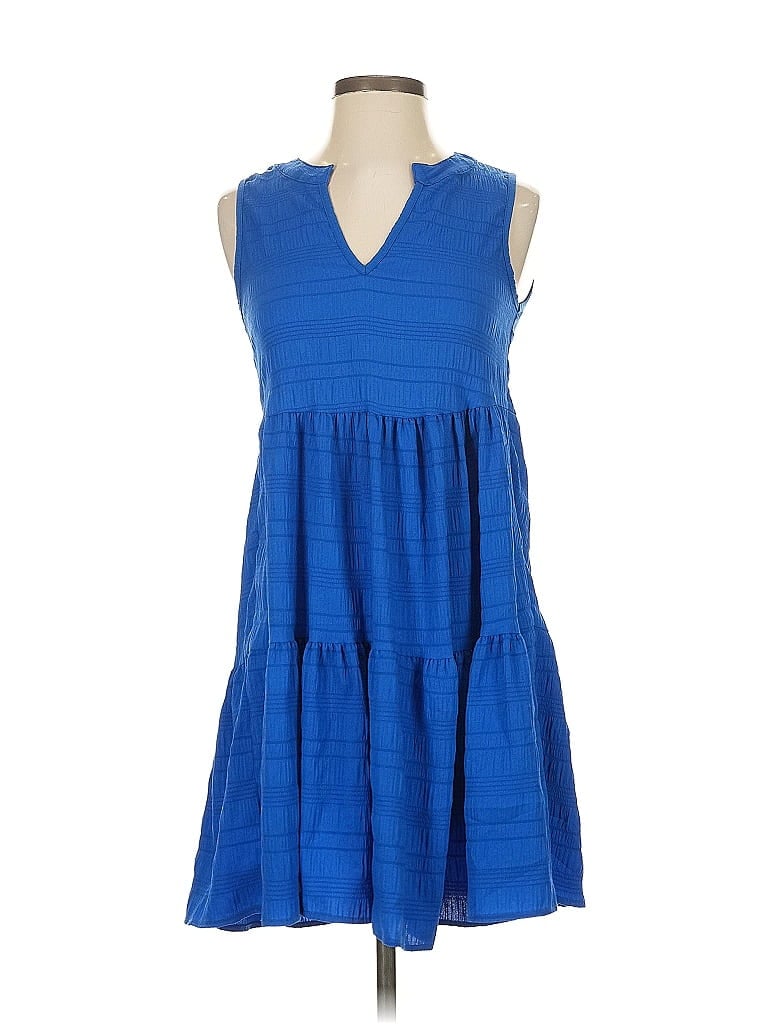 Pre-owned Shein Casual Dress In Blue