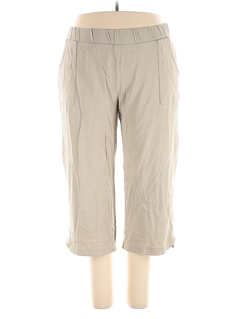 JILL JILL STUART Pre-owned Khaki Pant In Gray