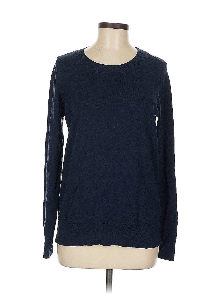Ann Taylor LOFT Outlet 100% Cotton Blue Pullover Sweater Size M - photo 1