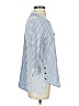 Habitat Stripes Blue 3/4 Sleeve Button-Down Shirt Size XS - photo 3