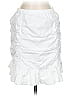 Open Edit Solid White Casual Skirt Size S - photo 1