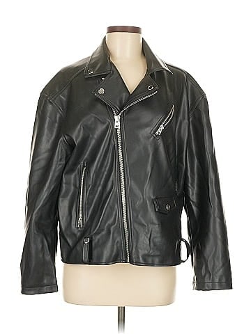 Topshop Faux Leather Jacket (view 1)
