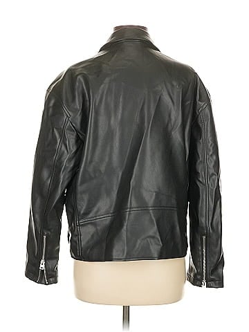 Topshop Faux Leather Jacket (view 2)