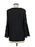 Alfani 100% Polyester Black Long Sleeve Blouse Size 8 - photo 2