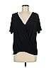 Left Coast by Dolan Black Short Sleeve Top Size M - photo 1