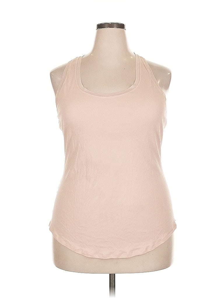 Pre-owned Fabletics Sleeveless T-shirt In Brown