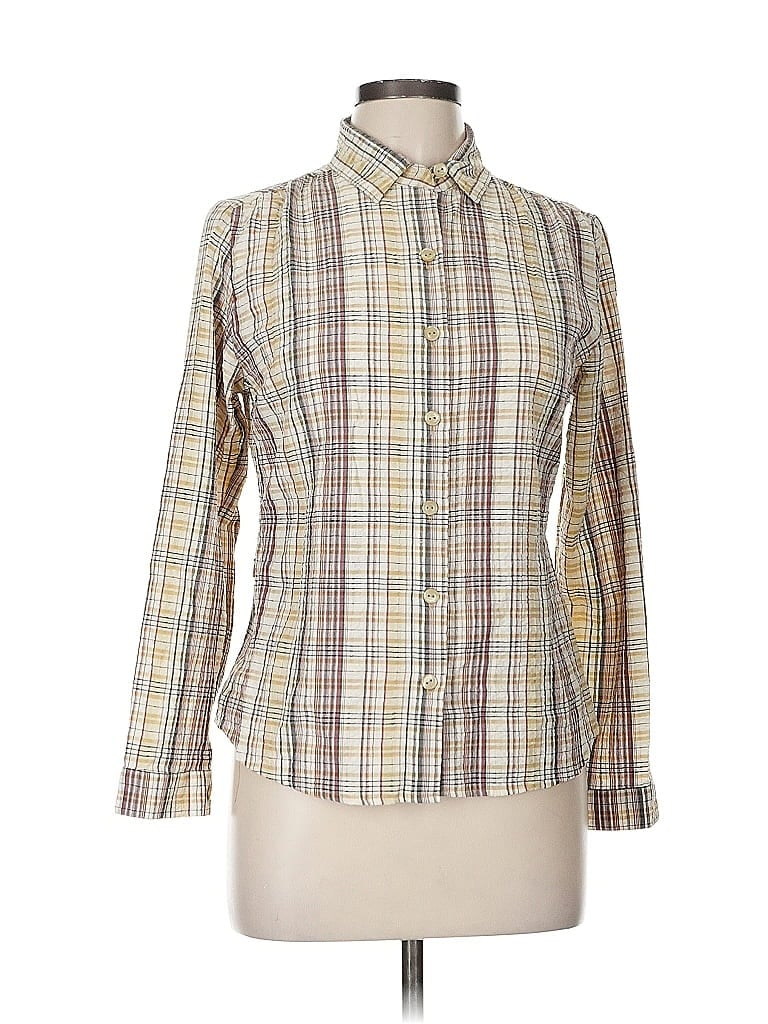 Pre-owned Woolrich Long Sleeve Button Down Shirt In White