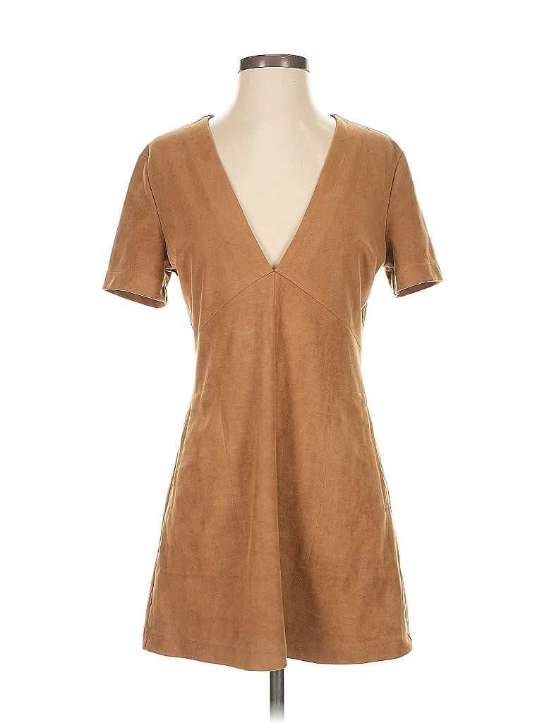 Pre-owned Lush Casual Dress In Brown