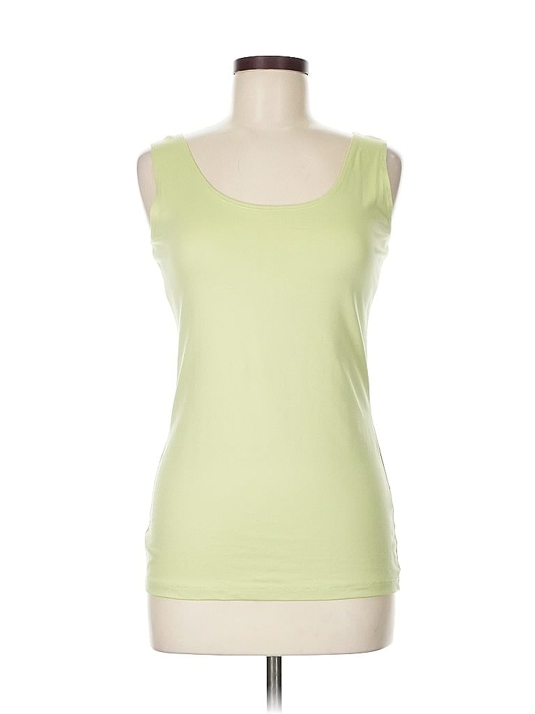 Pre-owned A'nue Ligne Sleeveless T-shirt In Green
