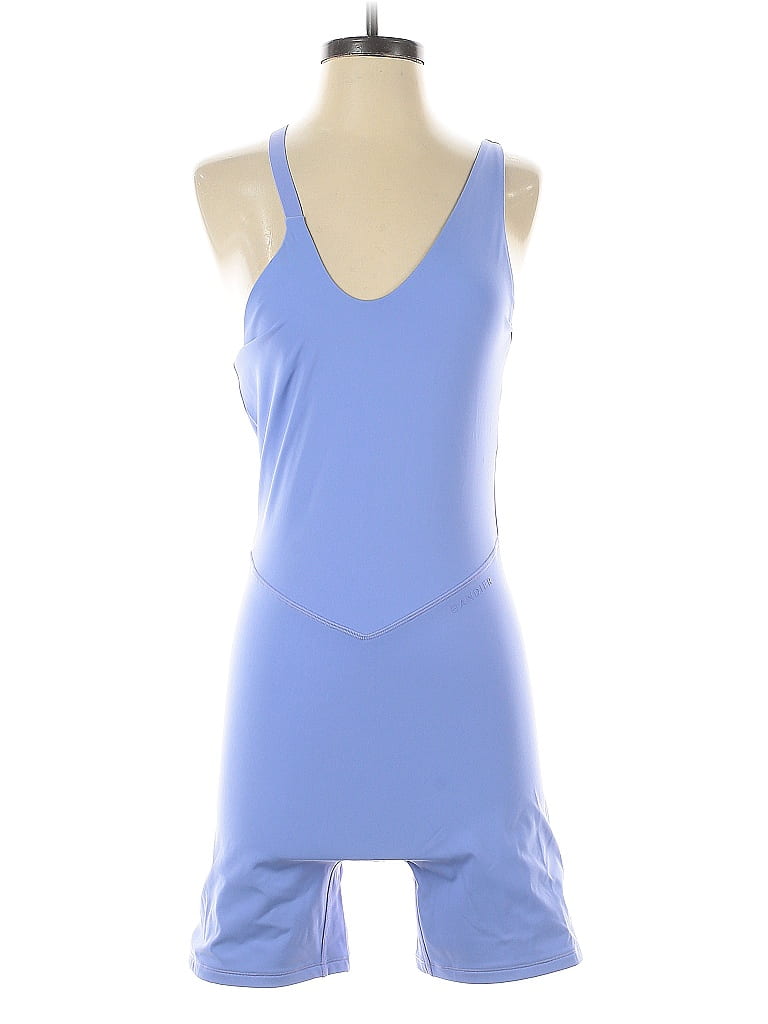 Pre-owned Bandier Romper In Blue