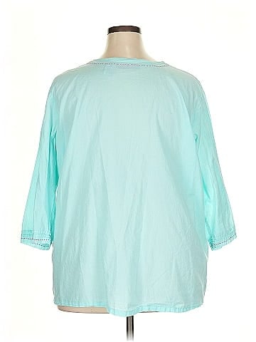 Woman Within 3/4 Sleeve Blouse (view 2)