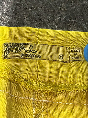 PrAna Yellow Casual Pants Size S