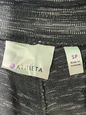Athleta Chevron-herringbone Gray Casual Pants Size S (petite)