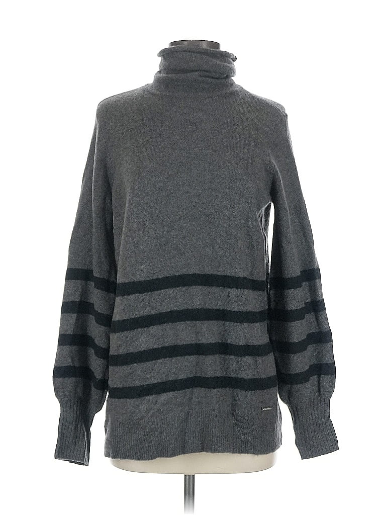 Pre-owned Michael Michael Kors Turtleneck Sweater In Gray