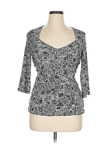 Christopher & Banks 3/4 Sleeve Top (view 1)