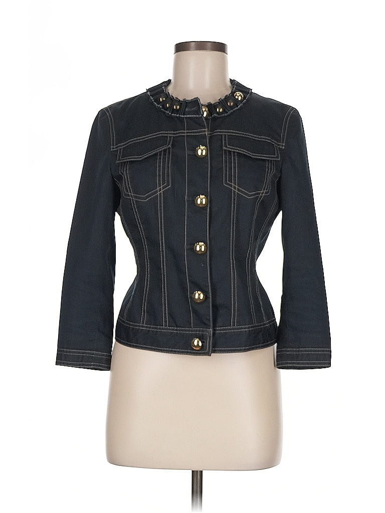 Tahari Blue Jacket Size M (estimated) 79 off ThredUp