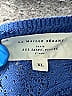 LA MAILLE SEZANE Paris 100% Cotton Blue Pullover Sweater Size XL - photo 7