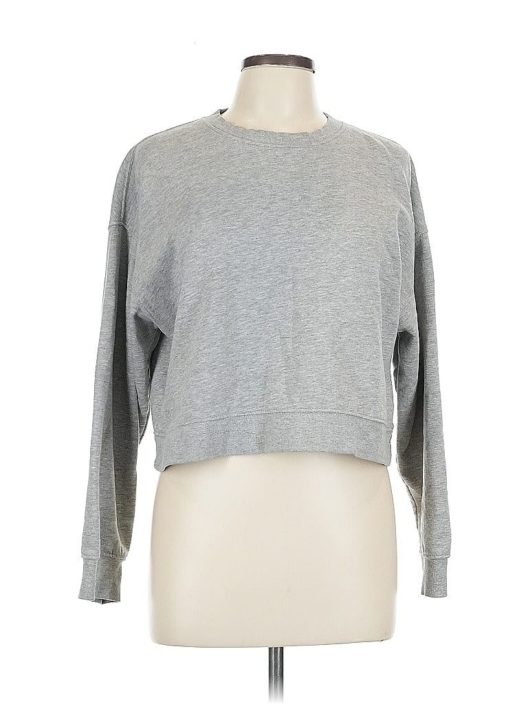 Pre-owned Zara Sweatshirt In Gray