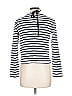 A.L.C. 100% Cotton Ivory Long Sleeve Turtleneck Size L - photo 2