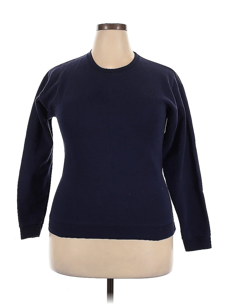 Click to view more detailed imagery on our partner's website Pre-owned Hanes Pullover Sweater In Blue