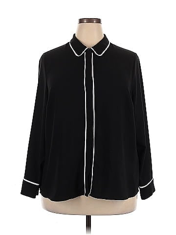 Violets & Roses Long Sleeve Blouse (view 1)