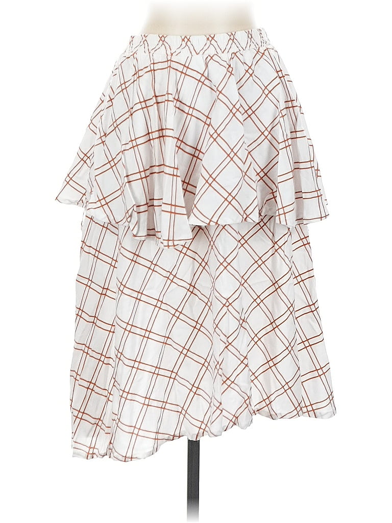 Faithfull the Brand 100% Rayon White Casual Skirt Size S - photo 1