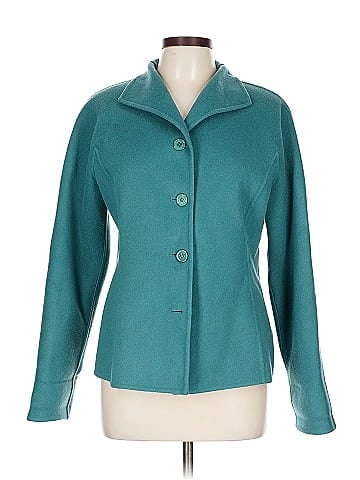Linda Allard Ellen Tracy Wool Coat (view 1)